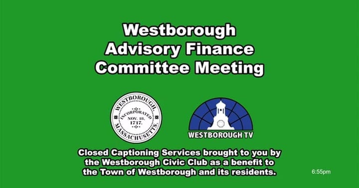 From the Finance Committee